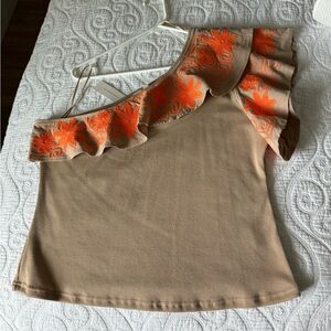 Anthropologie one-shoulder top